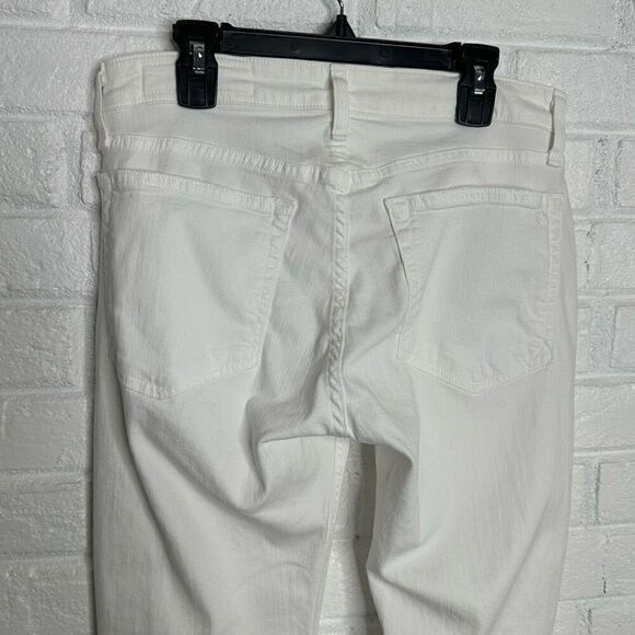 Rag & Bone Dre Low Rise Ankle Slim Boyfriend Jeans White Distressed size 26 - Picture 4 of 7